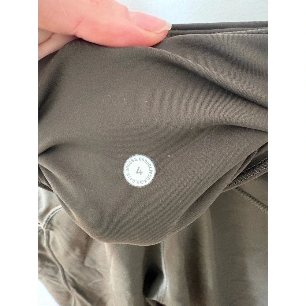 Lululemon Invigorate High-Rise Tight 25 Dark Olive Green Everlux Leggings Size 4